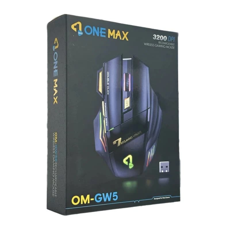 ماوس بی‌سیم گیمینگ وان مکس مدل OM-GW5D | Wireless Gaming Mouse — تصویر ۳