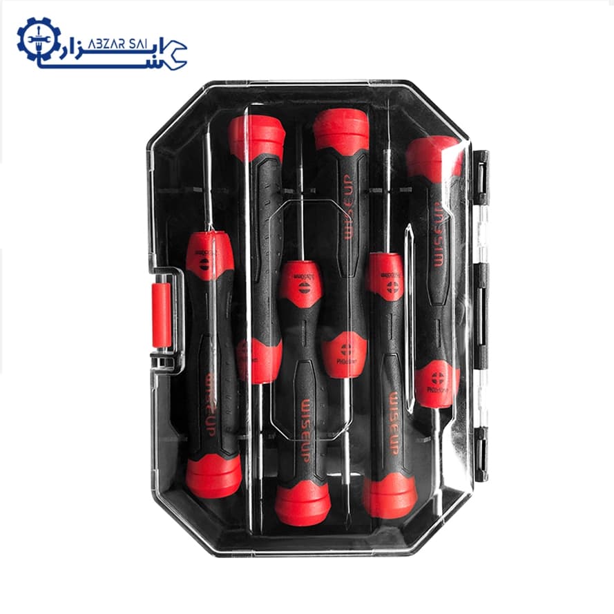 پیچ گوشتی ساعتی 6 عددی وایزاپ کد 090301 — تصویر ۲