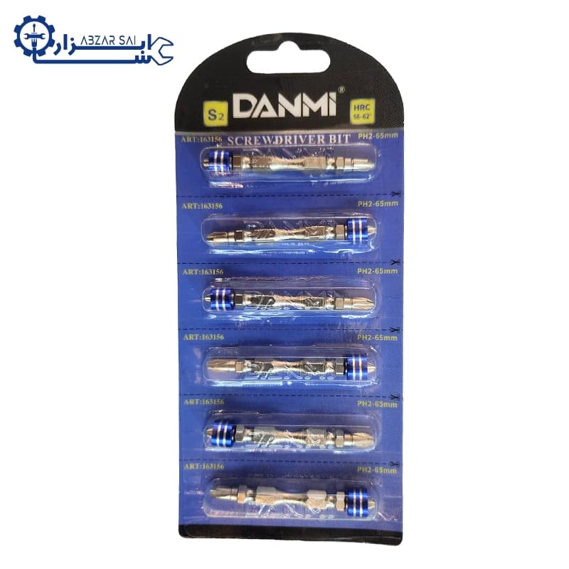 پیچ گوشتی سر دریلی مگنتی 6 عددی دانمی Danmi کد 163156