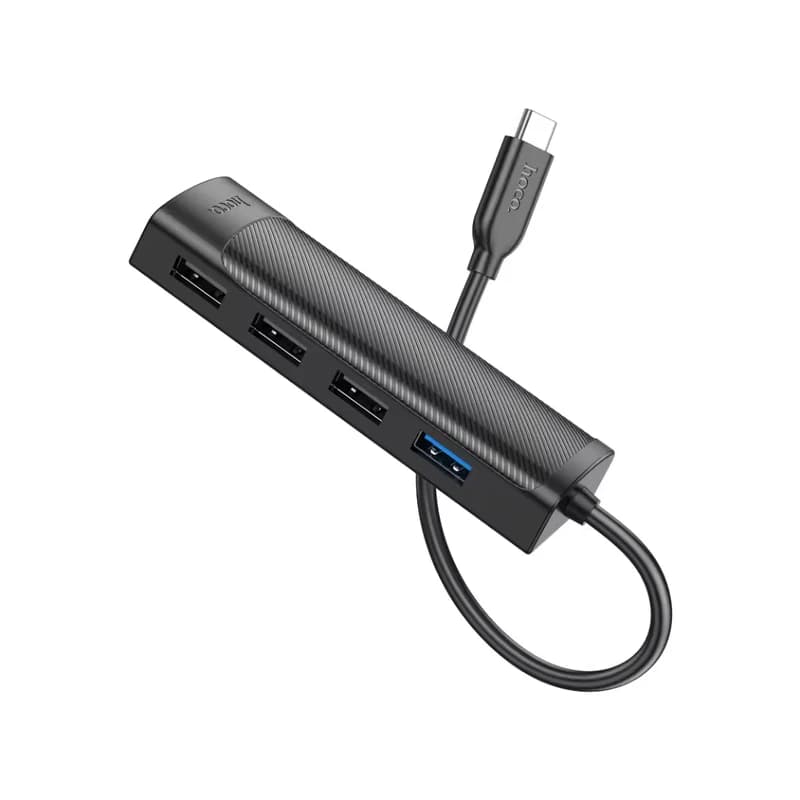 هاب 4 پورت تایپ سی HOCO HB41 4IN1 | هاب Type-C هوکو — تصویر ۲