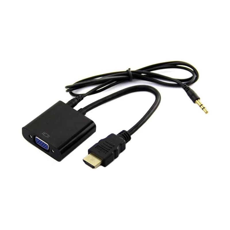 تبدیل HDMI به VGA با کابل صدا | انتقال همزمان تصویر و صدا