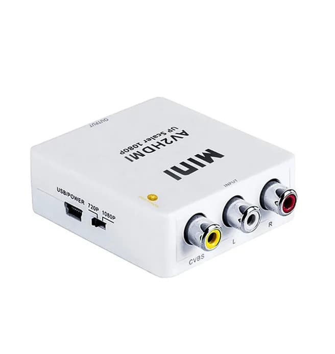 تبدیل AV به HDMI مدل MINI با پشتیبانی از خروجی Full HD