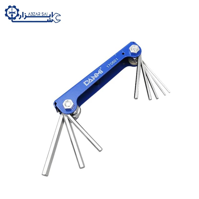 آچار آلن تاشو 8pcs برند دانمی Danmi کد 170601