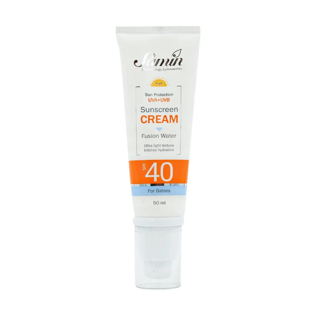 کرم ضد آفتاب فیوژن واتر کودکان SPF40 ثمین 50 میلی لیتر — تصویر ۵