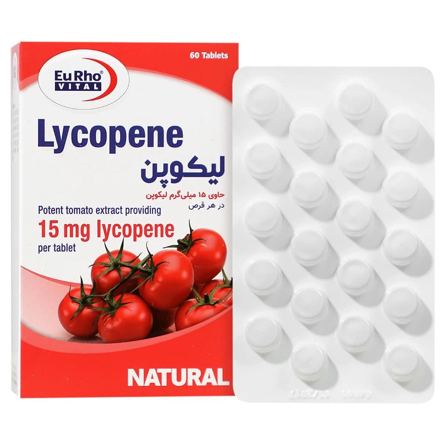 قرص لیکوپن 15میلیگرم یوروویتال 60 عددی — تصویر ۳