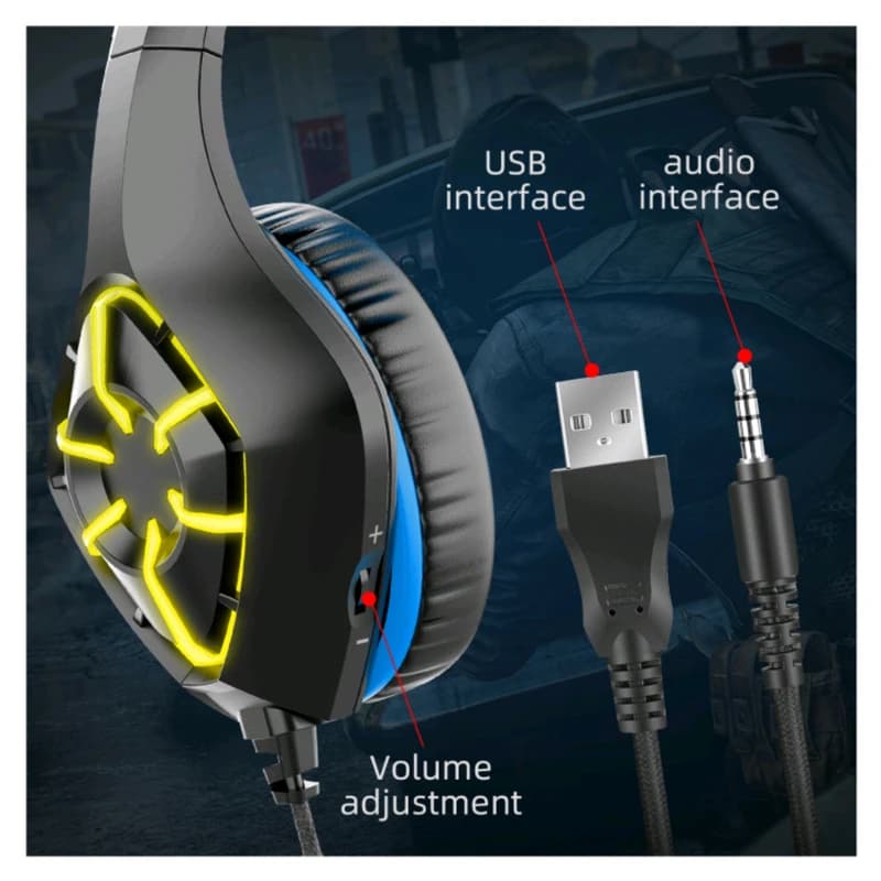 هدفون گیمینگ GS-1000 دارای RGB — تصویر ۳