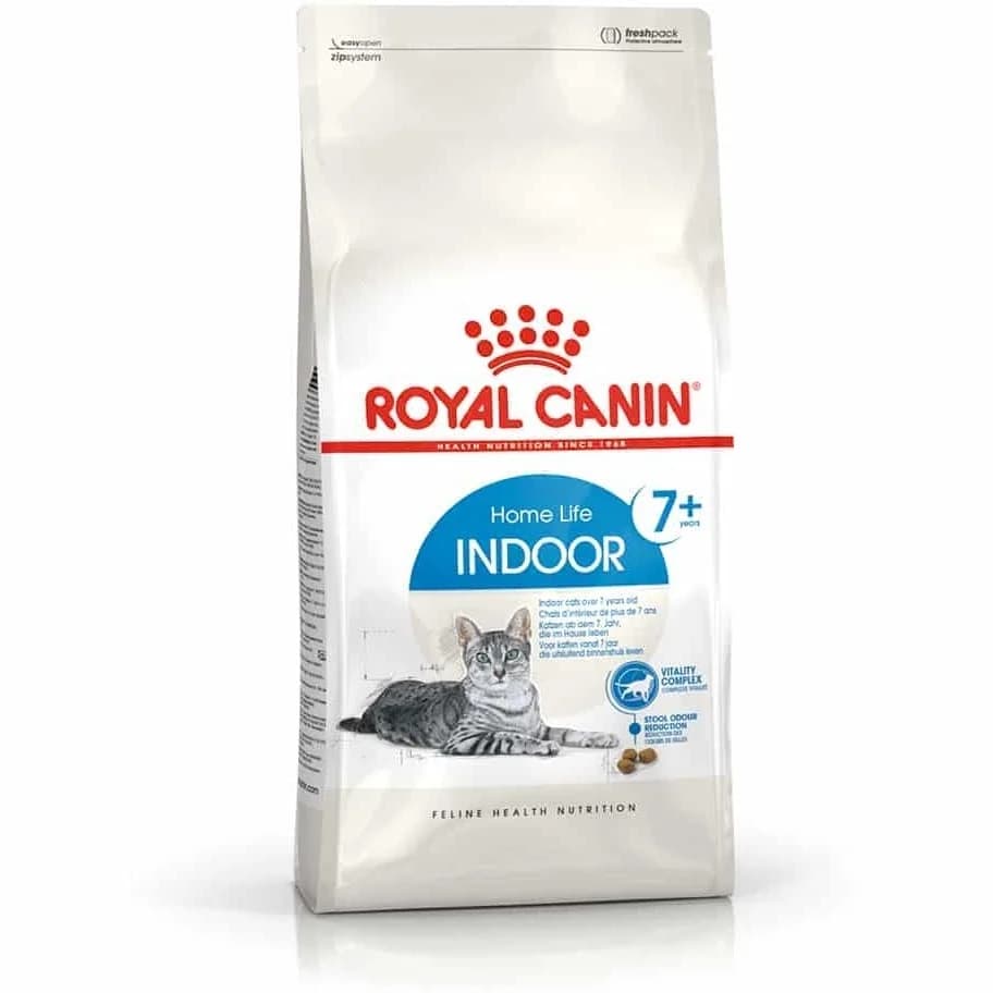 غذای خشک گربه ایندور رویال کنین Royal canin indoor home life +7 وزن 1.5 کیلوگرم ( اصل فرانسه )