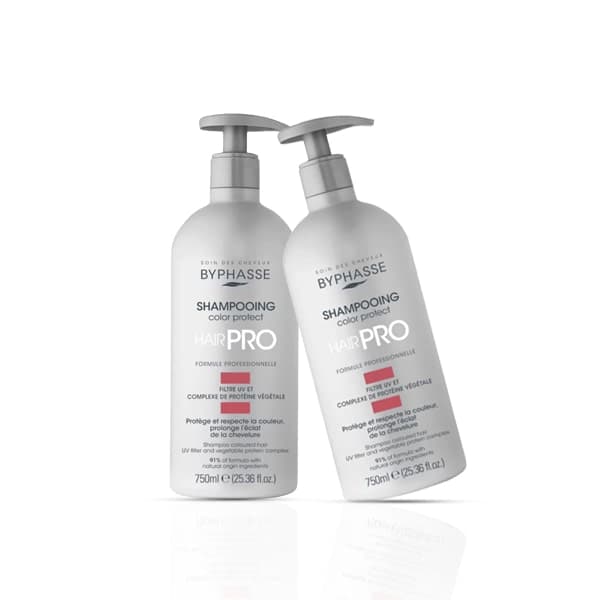 شامپو حرفه ای بایفاس مناسب موهای رنگ شده مدل shampooing color protect — تصویر ۲