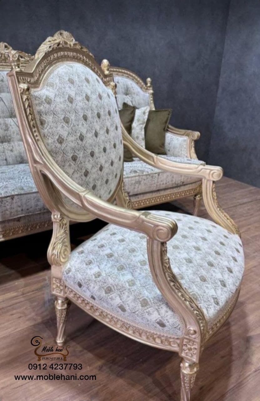 مبل کلاسیک مصری کاجی — تصویر ۸