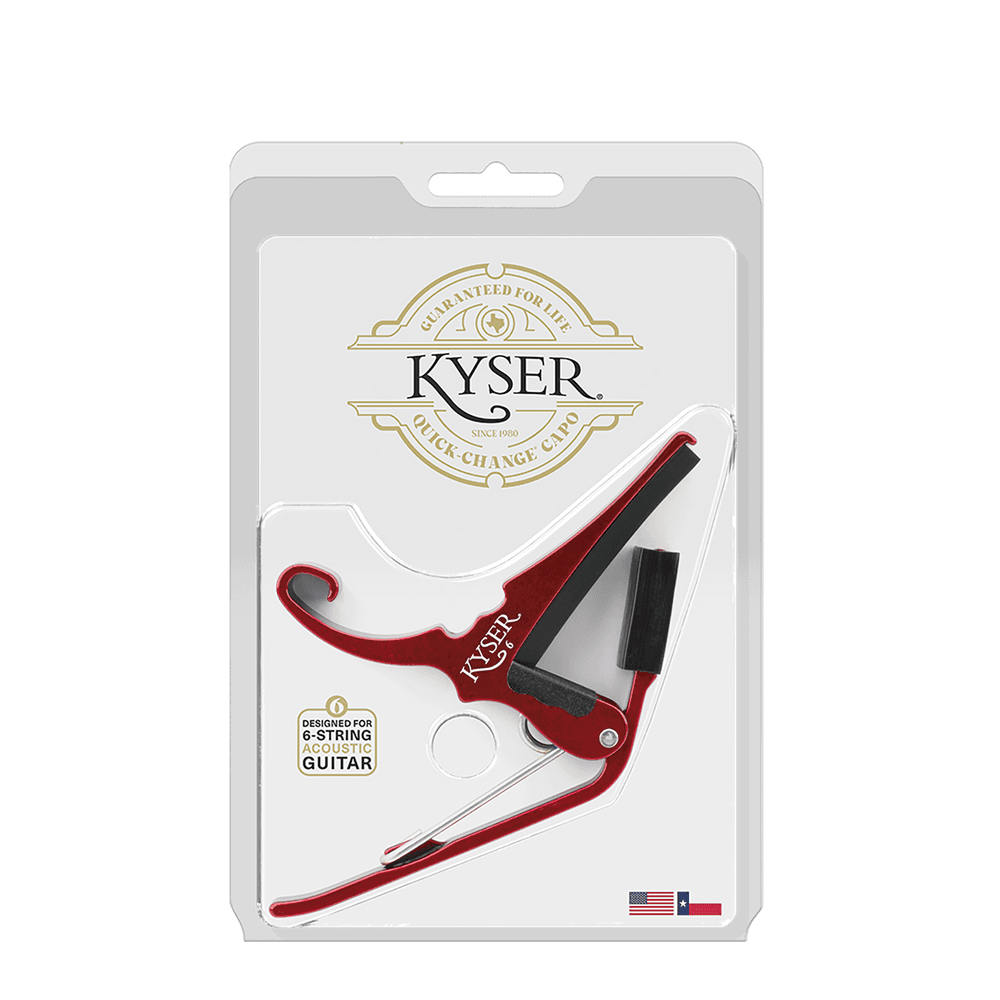 کاپو گیتار KYSER Quick Change Capo red — تصویر ۵