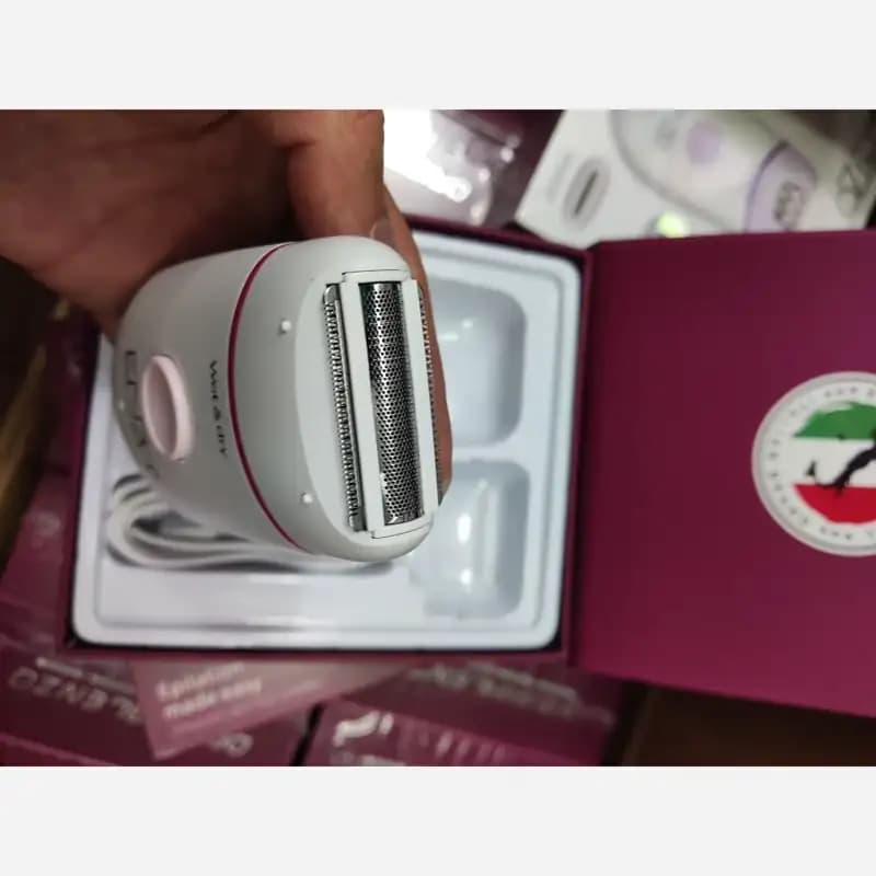 اپیلیدی حرفه‌ای انزو مدل EN-0102 با تکنولوژی ژاپن، سری اصلاح و کاور نواحی حساس — تصویر ۲