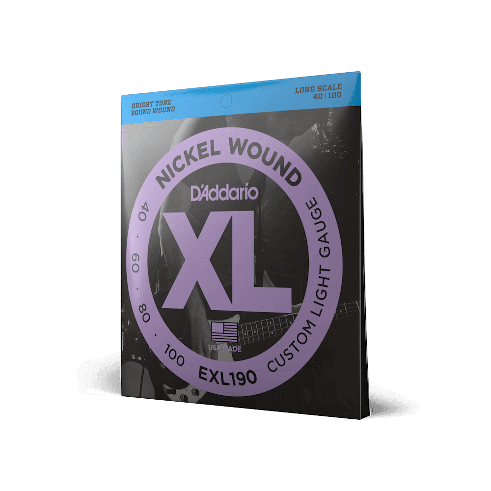 سیم گیتار بیس D’Addario XL NICKEL BASS 40-100 — تصویر ۶