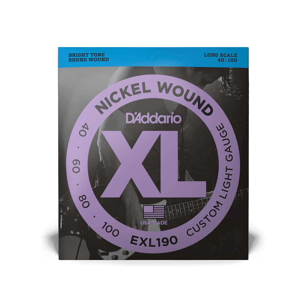سیم گیتار بیس D’Addario XL NICKEL BASS 40-100