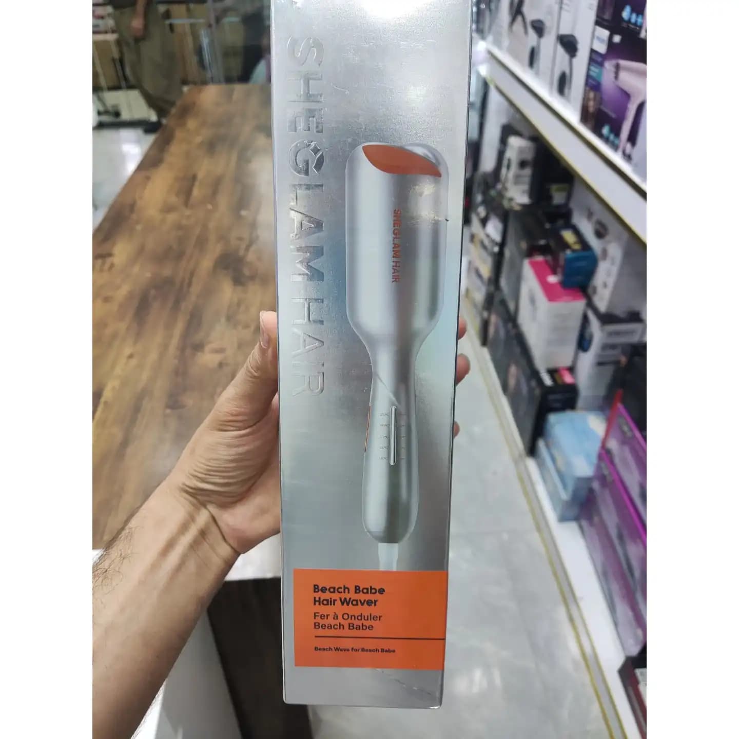 فر ساحلی شیگلم دستگاه ویو کننده مو مدل (Beach Babe Hair Waver) سایز 25 — تصویر ۳