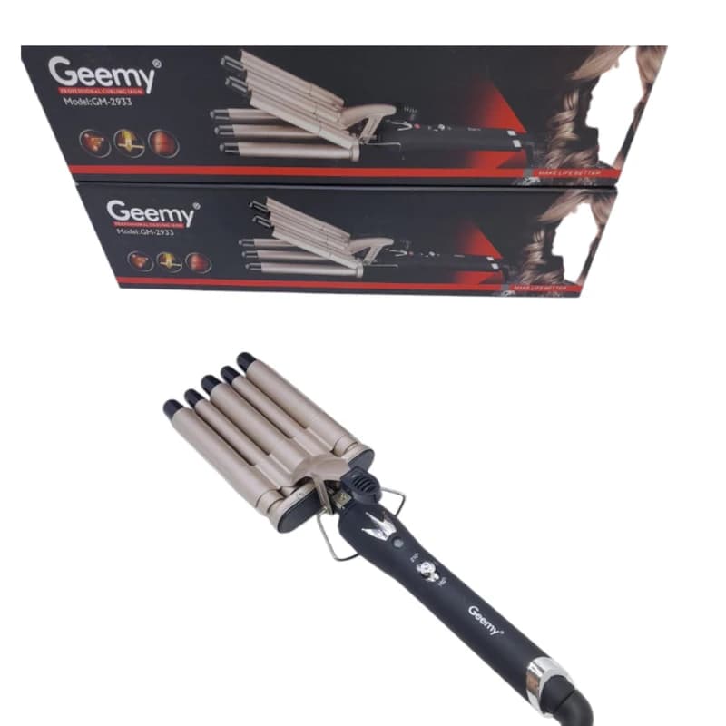 فر کننده و حالت دهنده مو جیمی مدل GM-2933 | فر کننده پنج میله‌ای Geemy GM-2933 — تصویر ۳