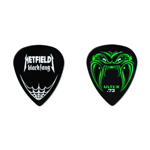 پیک گیتار DUNLOP HETFIELD’S BLACK FANG PACK6 PICK .73mm — تصویر ۲