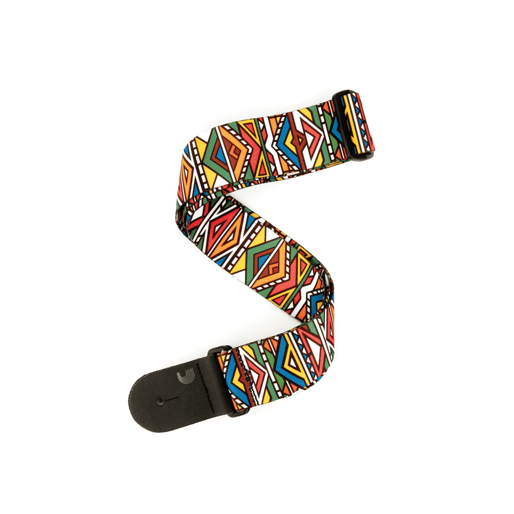 بند گیتار D’Addario POLYESTER WOVEN GUITAR STRAP Ndebele