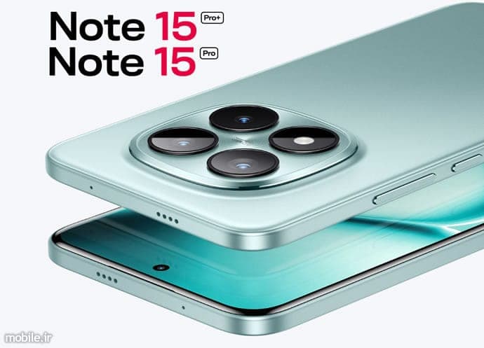 گوشی شیائومی Redmi Note 15 Pro ظرفیت 256 رم 8 رنگ Glacier Blue رجیستر شده — تصویر ۴