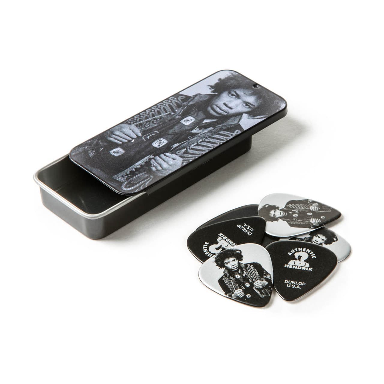 پیک گیتار DUNLOP JIMI HENDRIX PICK TIN — تصویر ۶