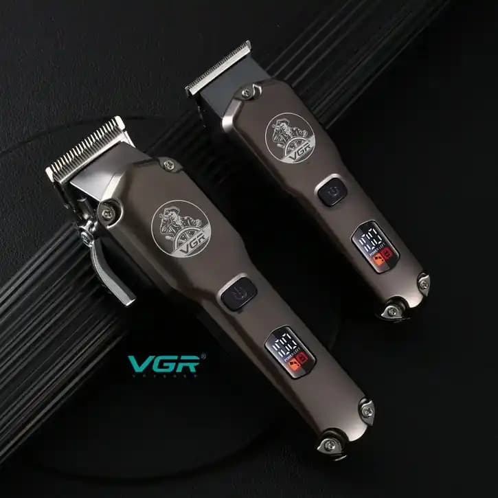 ست ماشین اصلاح وی جی آر مدل VGR V-675 اصلی | ست حجم زن و خط زن حرفه‌ای — تصویر ۳