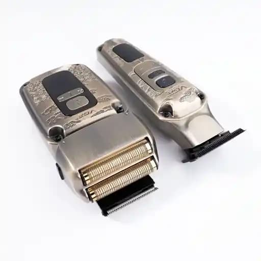 ست ماشین اصلاح وی جی آر VGR مدل V-641 اصلی و اورجینال | ست حرفه‌ای تریمر و شیور دوکاره — تصویر ۲