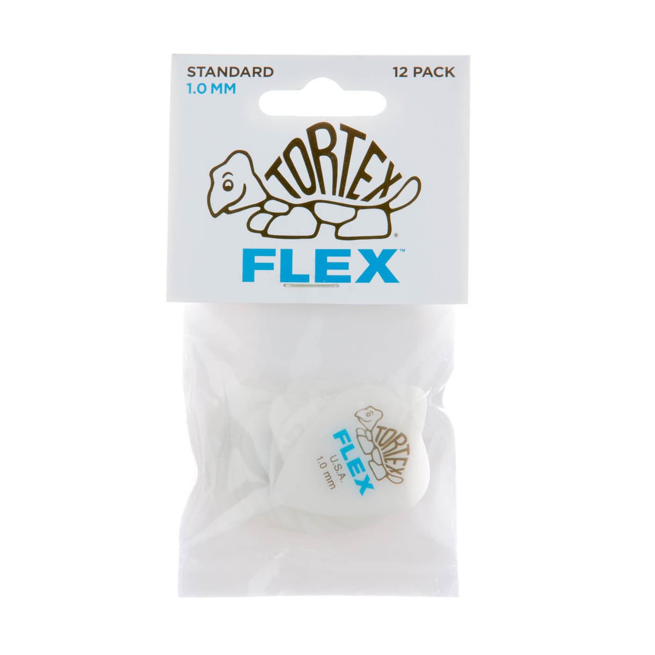 پیک گیتار DUNLOP TORTEX FLEX STANDARD PICK 1.0mm — تصویر ۳