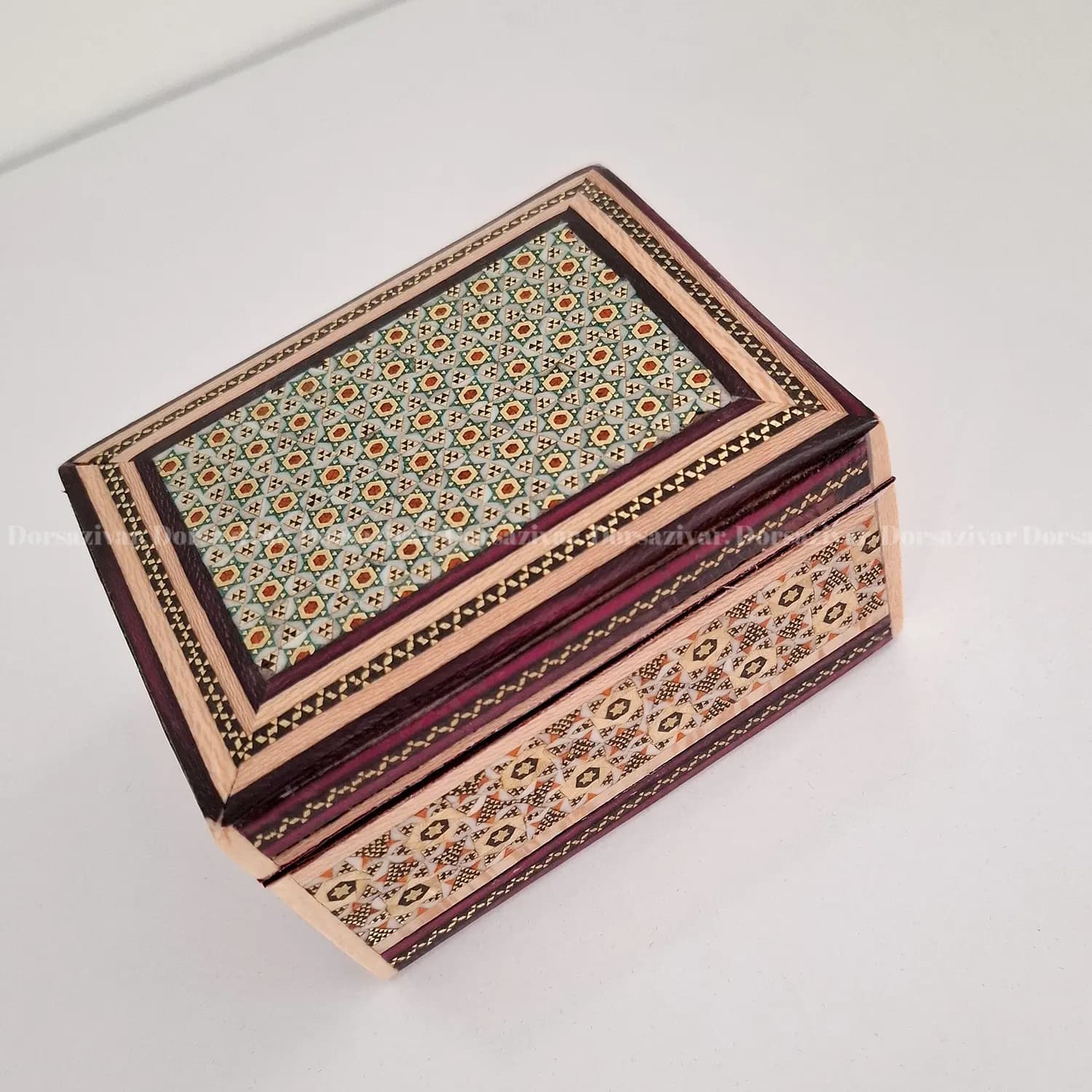 جعبه جواهر خاتم 10×8 — تصویر ۳