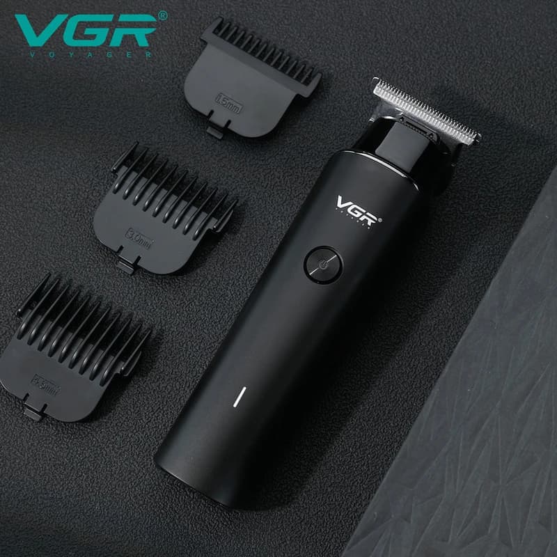 ماشین اصلاح وی جی آر مدل V-933 | ماشین اصلاح موی سر و صورت حرفه‌ای صفرزن و حجم‌زن — تصویر ۳