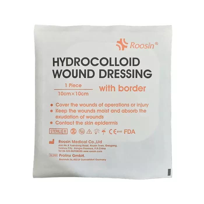 پانسمان هیدروکلوئید چسب دار روزین | Roosin Bordered Hydrocolloid — تصویر ۷