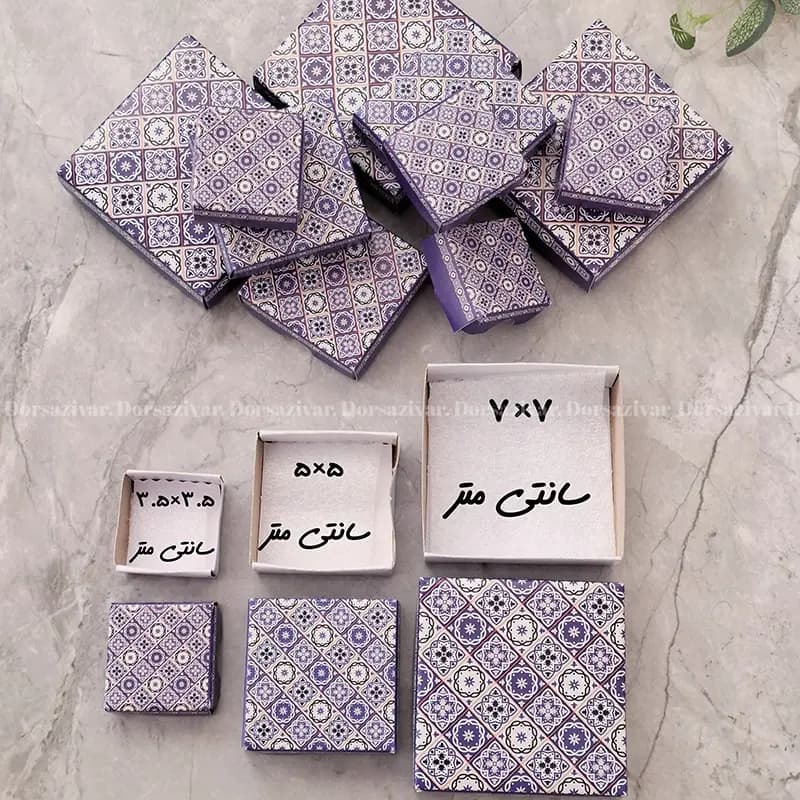جعبه زیورآلات اسلیمی ستاره