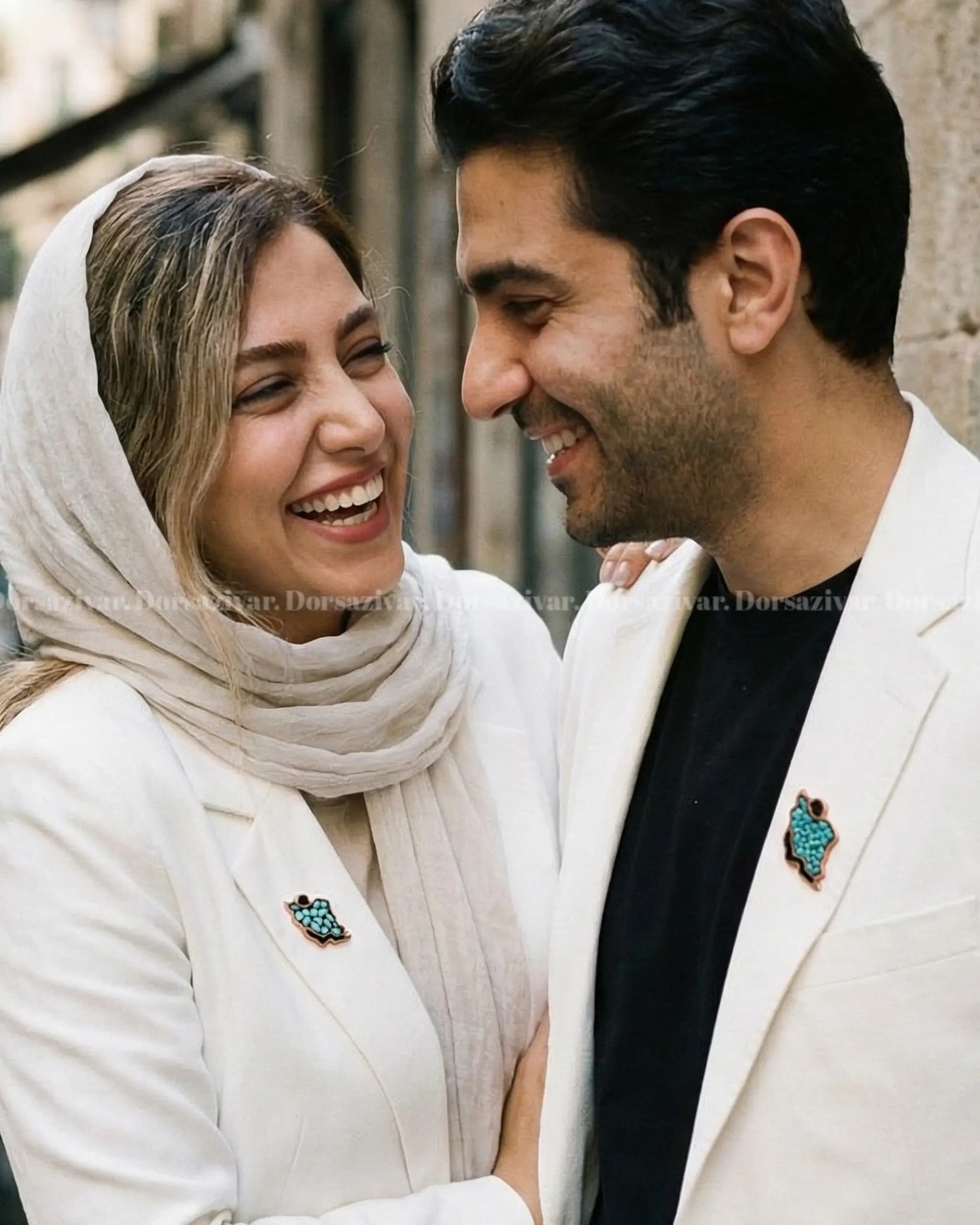 ست بج سینه مس و فیروزه ایران