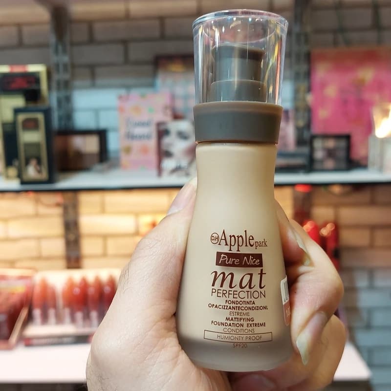 🧴 کرم پودر مت Pure Nice (اپل پارک) مدل Perfection | مات کننده | SPF 20 — تصویر ۳
