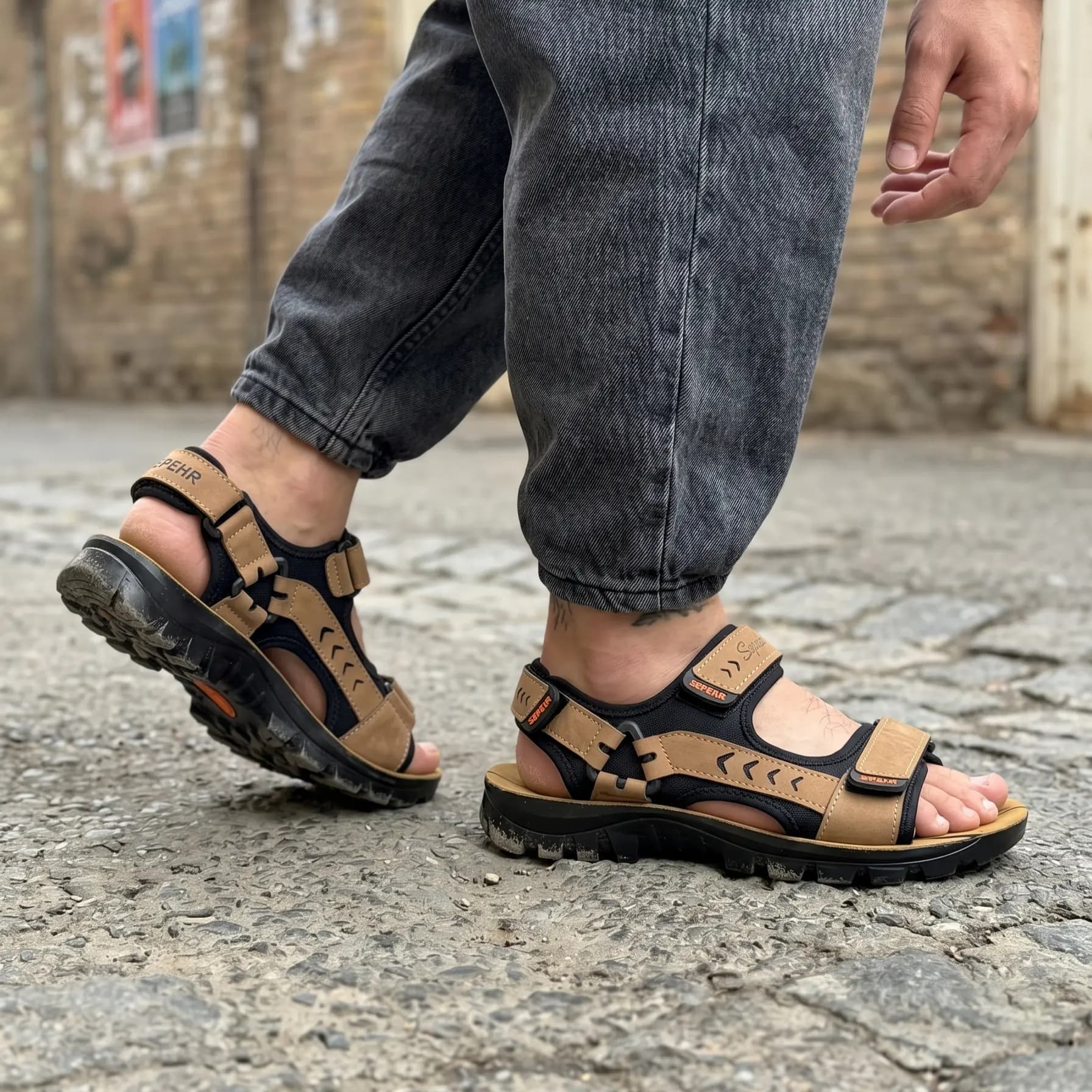صندل رکابدار جردن مردانه M333 — تصویر ۲