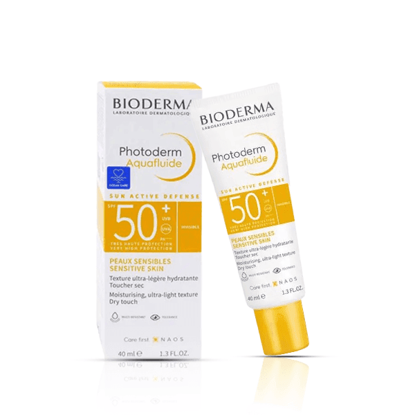 ضد افتاب فلویید بی رنگ با اس پی اف 50 مدل Photoderm Aquafluide