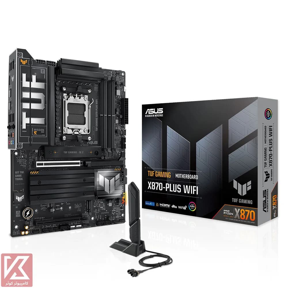 مادربرد ایسوس وایرلس TUF GAMING X870 PLUS WIFI DDR5 — تصویر ۹