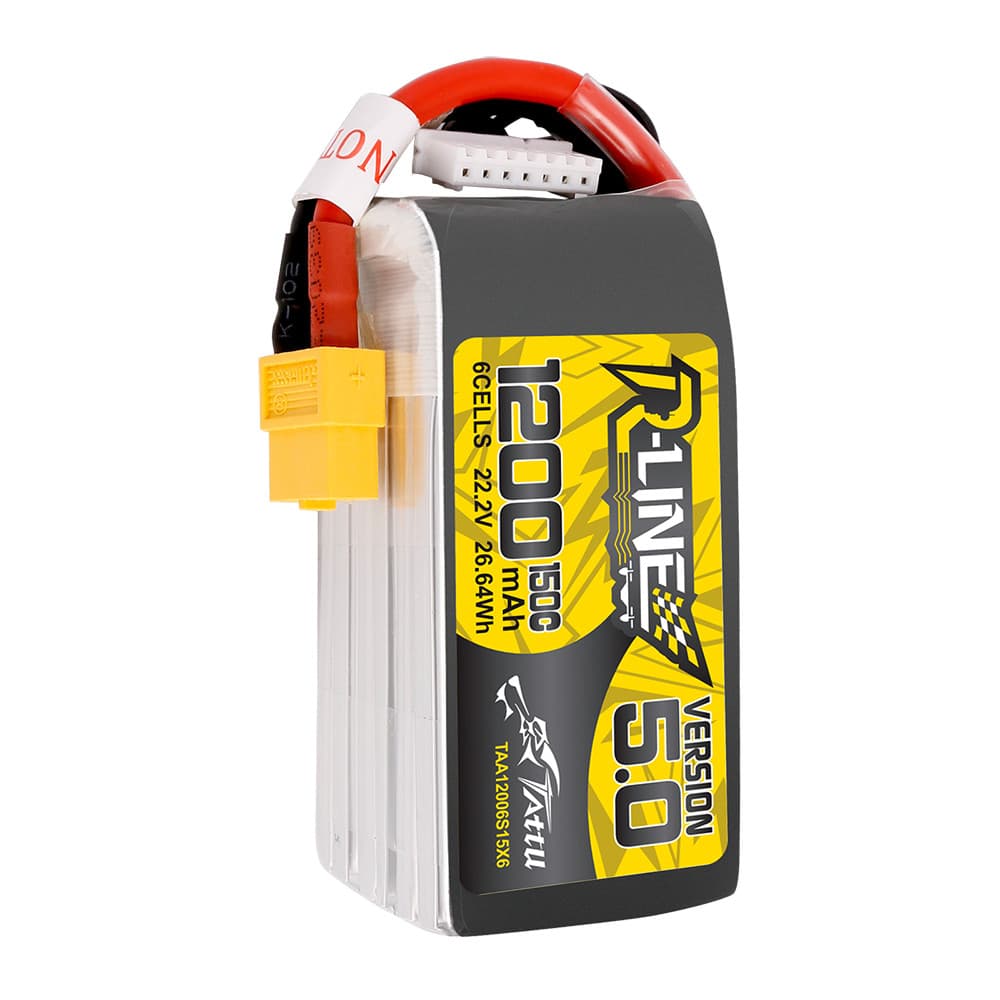 باتری Tattu R-Line V5 1200mAh 6S 150C XT60