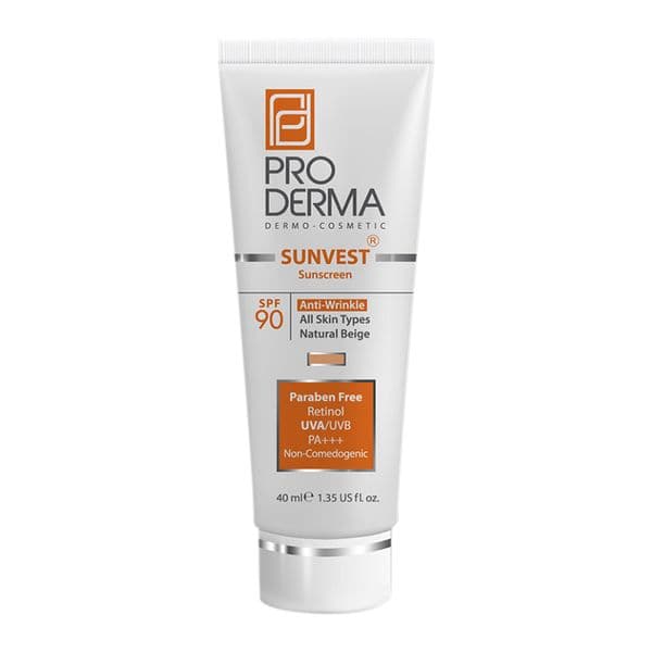 ضد آفتاب و ضد چروک رنگی SPF90 پرودرما — تصویر ۶