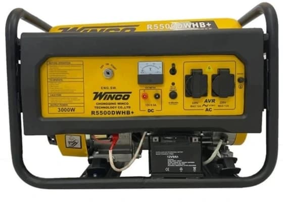 موتور برق ۳ کیلووات وینکو مدل R5500 | تمام مس، AVR، نمایشگر دیجیتال | بالاترین کیفیت