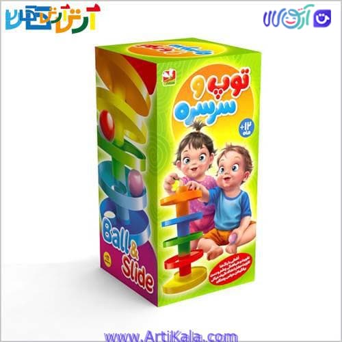 بازی توپ و سرسره 5 طبقه برند سنجاقک — تصویر ۵