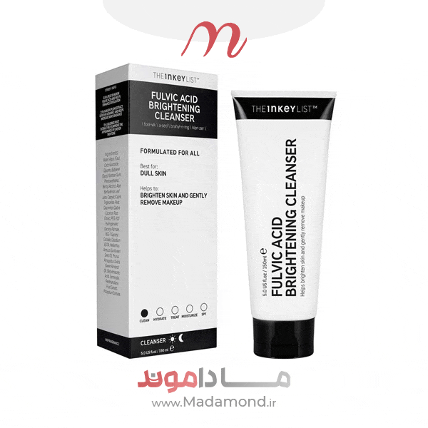 ژل شستشو روشن کننده پوست حاوی فولویک اسید اینکی لیست — تصویر ۲