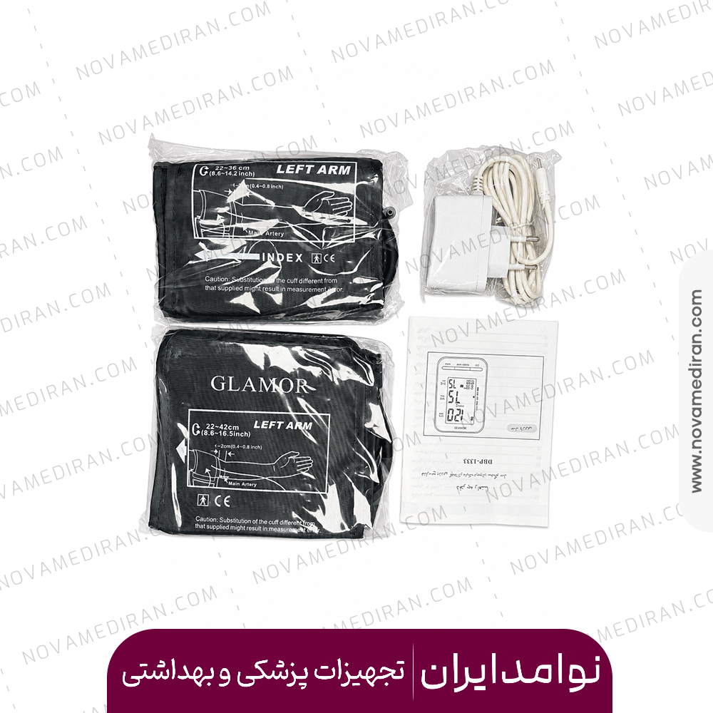 فشارسنج بازویی دیجیتال گلامور مدل DBP 1333 — تصویر ۷