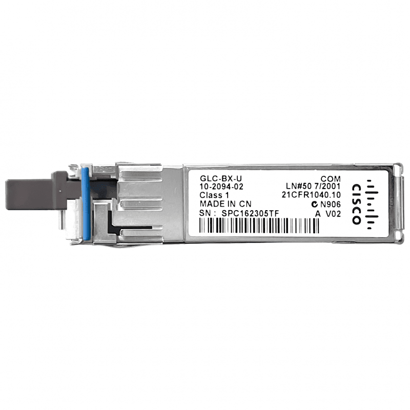ماژول فیبر نوری سیسکو GLC-BX-U | SFP تک فیبر 1Gb 20KM