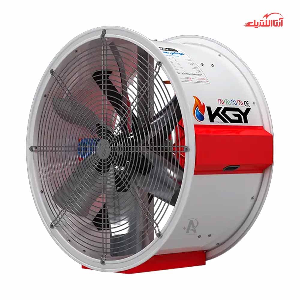فن صنعتی تکفاز 1500 وات 140 سانتیمتری دمپردار کولاک گستر یزد مدل ECOFAN140 — تصویر ۱۰
