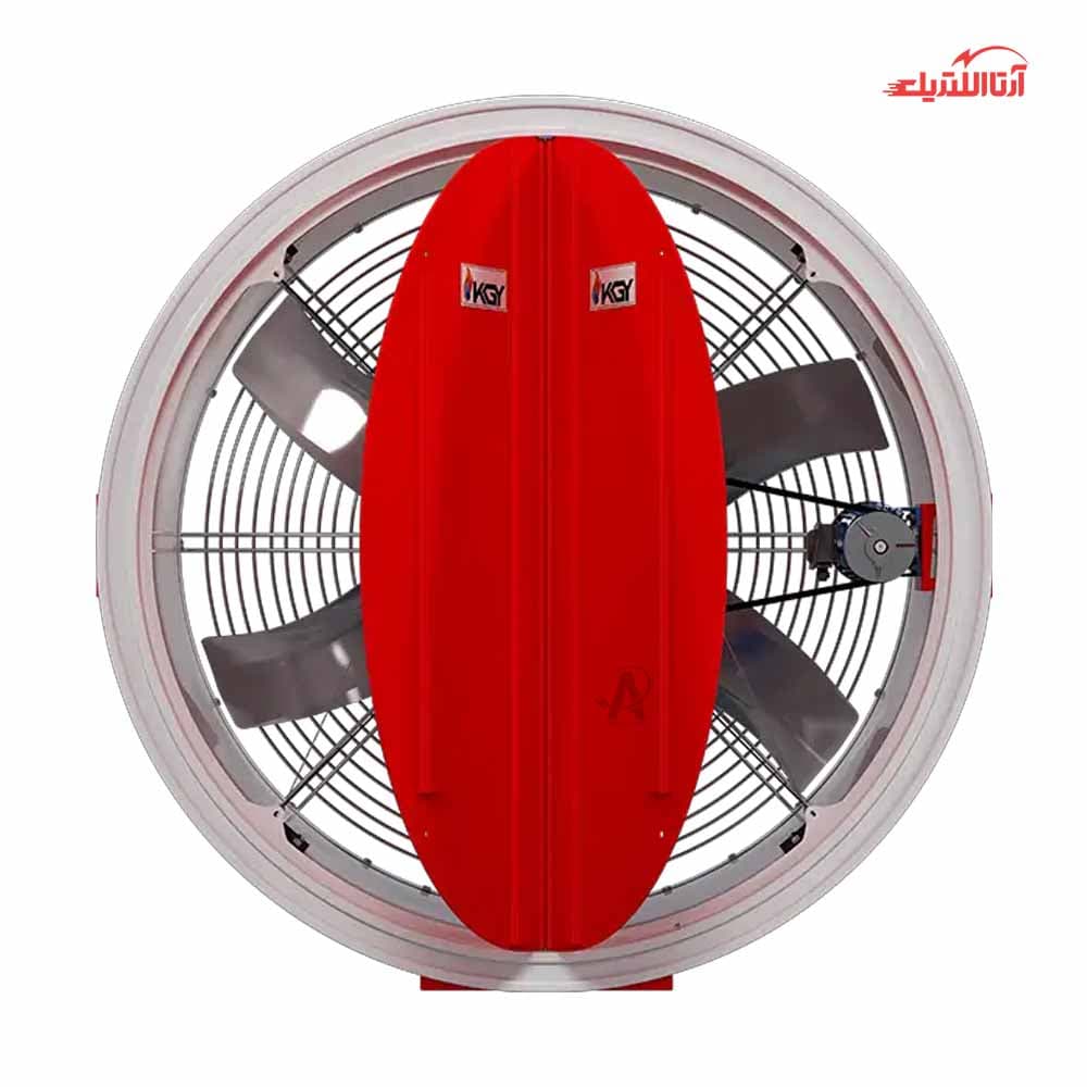 فن صنعتی تکفاز 1500 وات 140 سانتیمتری دمپردار کولاک گستر یزد مدل ECOFAN140 — تصویر ۷