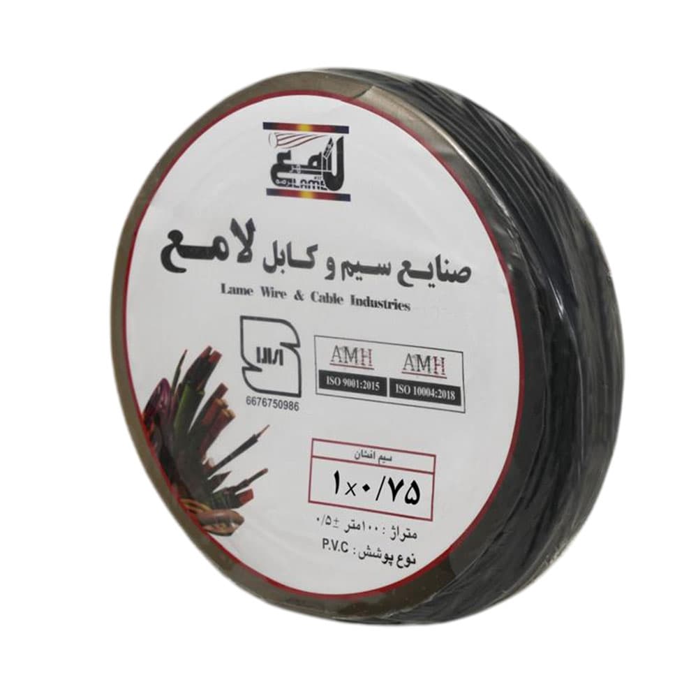 سیم افشان 1 در 0.75 لامع کلاف صد متری — تصویر ۲