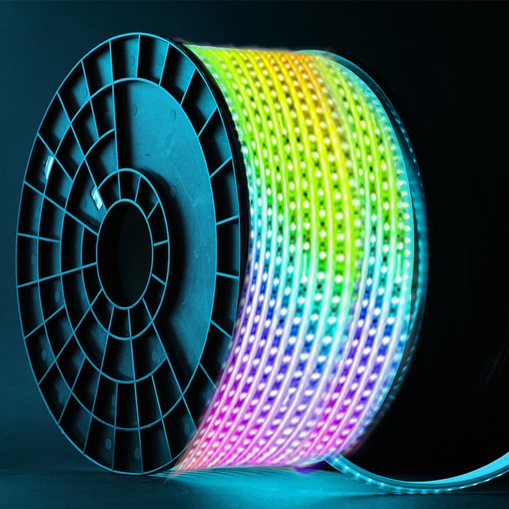 ریسه RGB 5050 تک لاین IP65 تراکم 60 سایروکس 50 متری