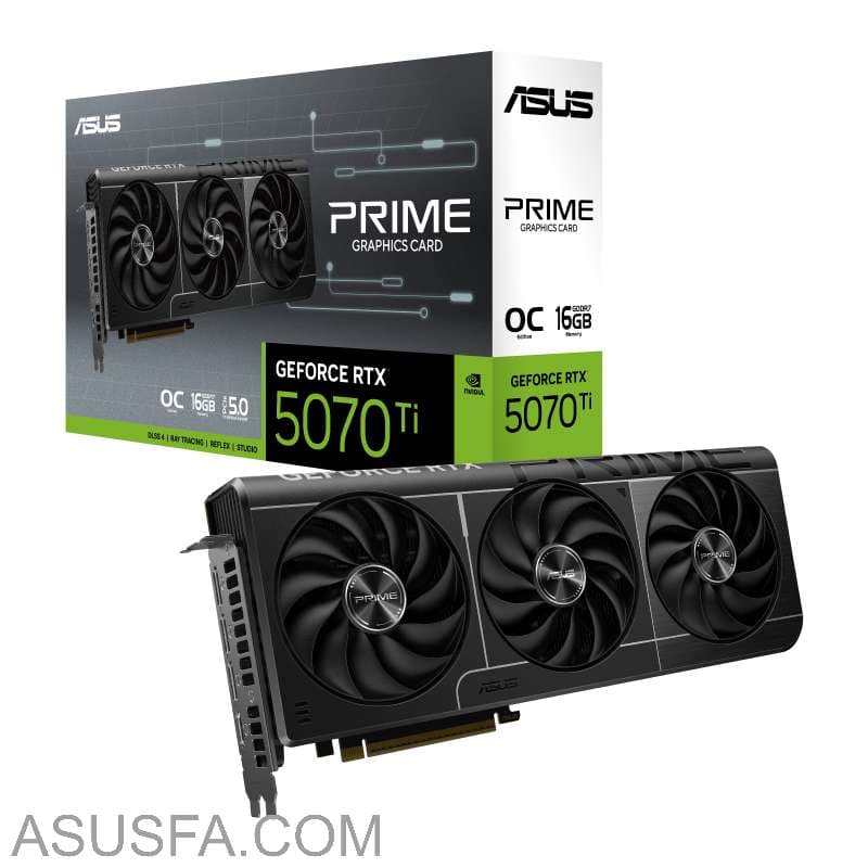 کارت گرافیک ایسوس ASUS Prime RTX 5070 Ti OC Edition 16GB GDDR7