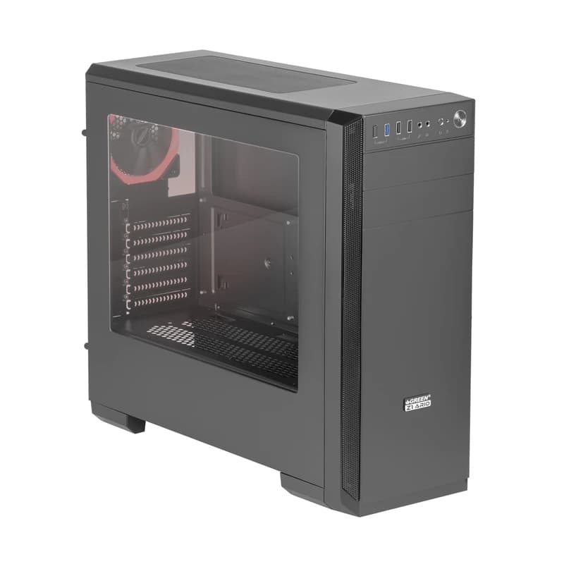 کیس کامپیوتر گرین Z1 Ario Mid Tower مشکی