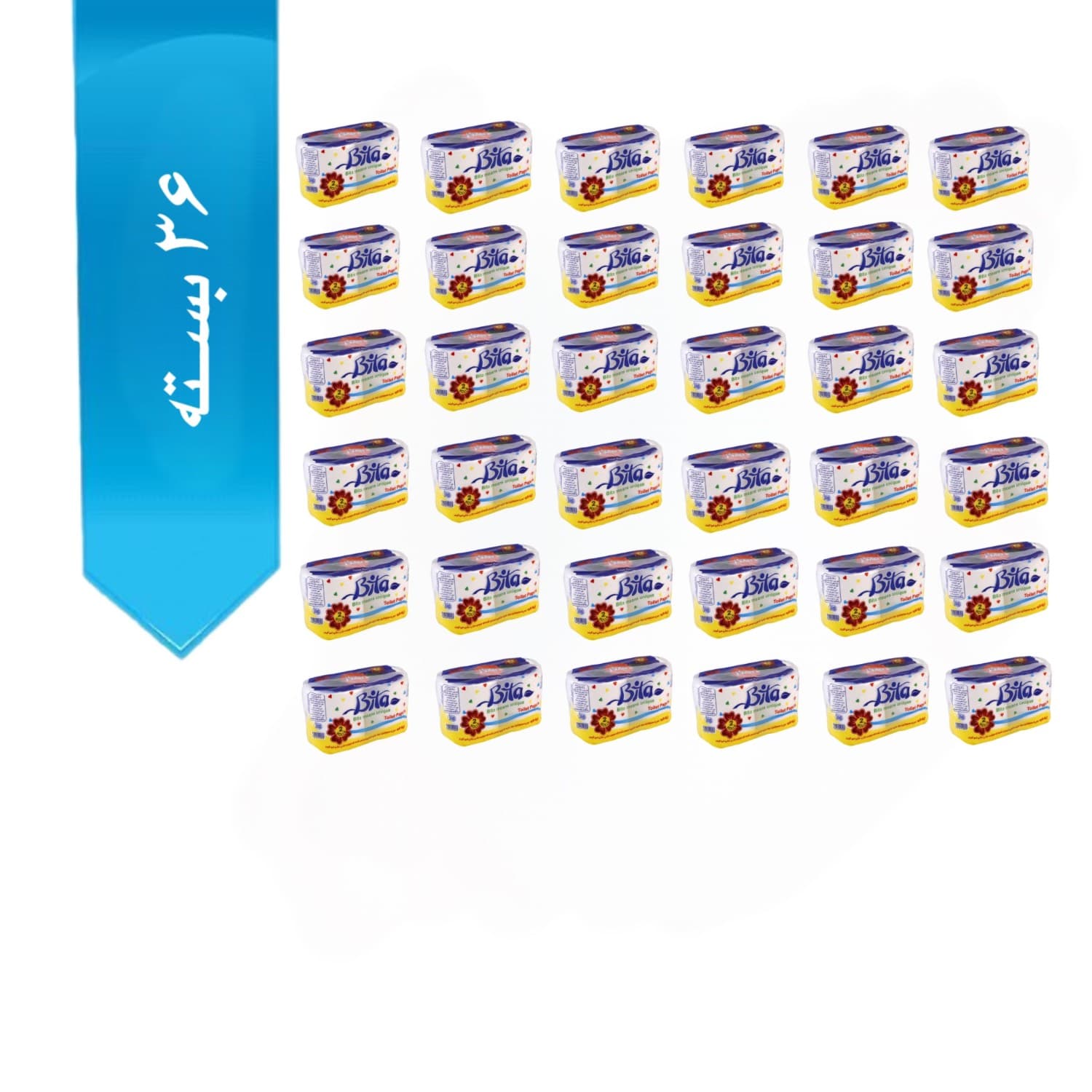 دستمال توالت بیتا بسته 2 عددی چهار لایه — تصویر ۴
