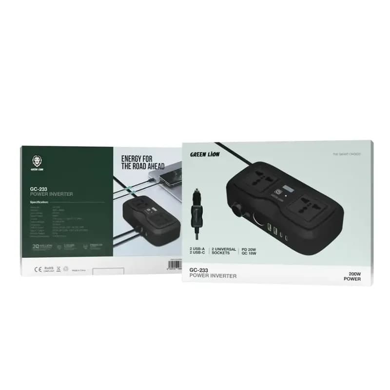 اینورتر 200 وات گرین لاین مدل GC-233 — تصویر ۷